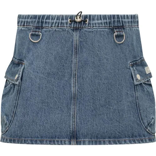 Denim Cargo Rock , Damen, Größe: XS - Coperni - Modalova