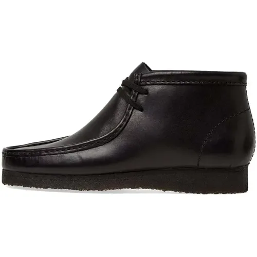 Wallabee Boot Leather , male, Sizes: 10 1/2 UK, 7 1/2 UK, 11 UK, 8 1/2 UK, 10 UK, 9 UK, 12 UK - Clarks - Modalova