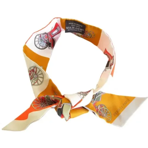 Pre-owned Silk scarves , female, Sizes: ONE SIZE - Hermès Vintage - Modalova