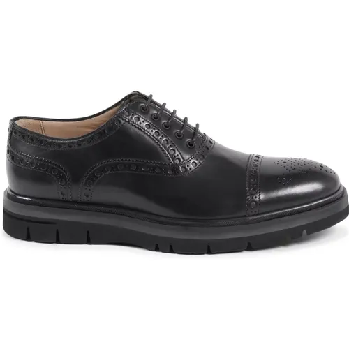 Schwarze Leder Brogue Schuhe - Dee Ocleppo - Modalova