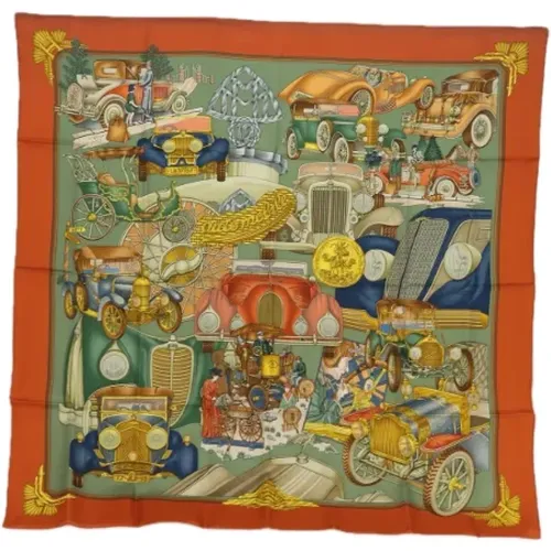 Pre-owned Silk scarves , female, Sizes: ONE SIZE - Hermès Vintage - Modalova