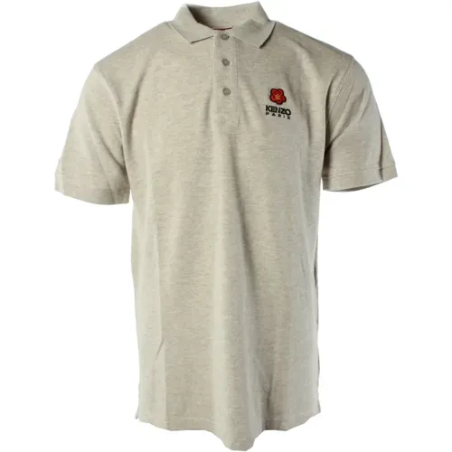 Classic Boke Flower Crest Polo Shirt , male, Sizes: L - Kenzo - Modalova
