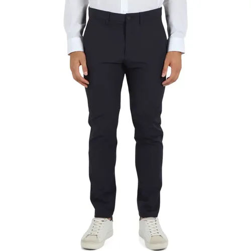 Slim Fit Chinos with Button Closure , male, Sizes: S, L, XL, M - Boss - Modalova