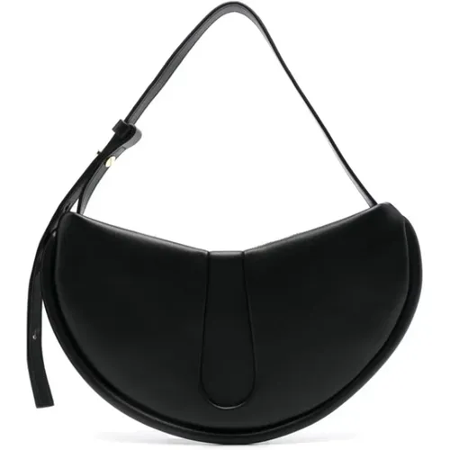 Calf Leather Shoulder Bag , female, Sizes: ONE SIZE - THEMOIRè - Modalova