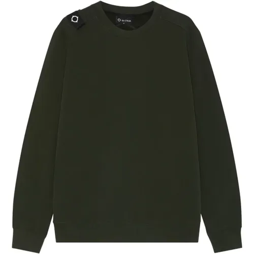 Sportswear-inspired Core Crew Sweatshirt , male, Sizes: S, L, XL - Ma.strum - Modalova