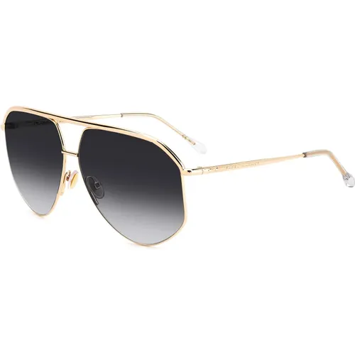 Rose Gold/Black Shaded Sunglasses , female, Sizes: 64 MM - Isabel marant - Modalova