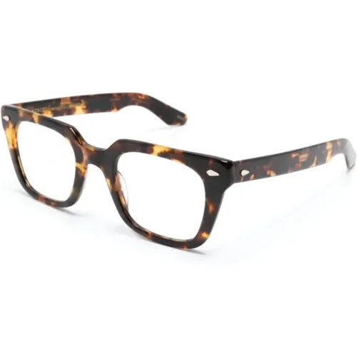 Klassische Havana Optische Brille , unisex, Größe: 48 MM - Moscot - Modalova