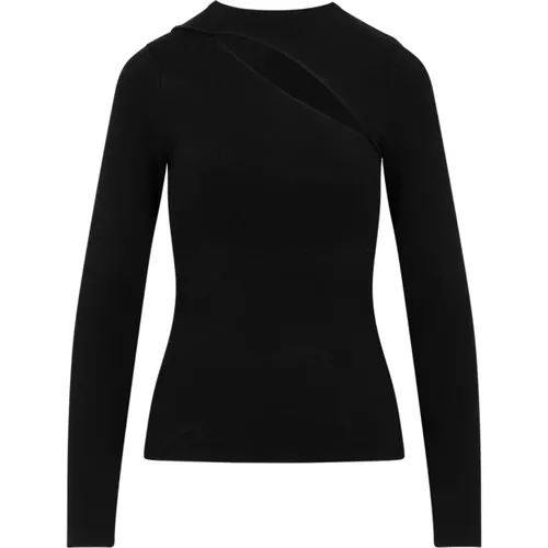 Asymmetric Cut-Out Top , female, Sizes: XS - Victoria Beckham - Modalova