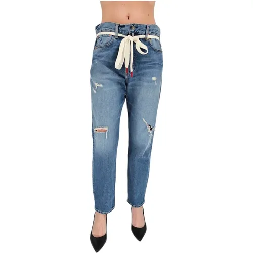Harper Shoelace Jeans , female, Sizes: W27, W26, W25 - Denimist - Modalova