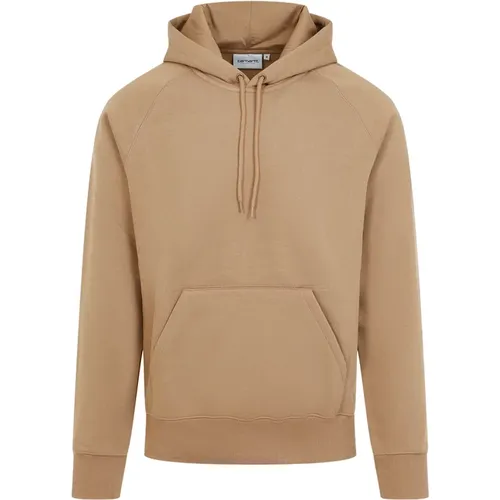 Gold Hooded Chase Sweatshirt , Herren, Größe: 2XL - Carhartt WIP - Modalova