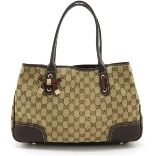 Pre-owned Canvas gucci-bags , female, Sizes: ONE SIZE - Gucci Vintage - Modalova