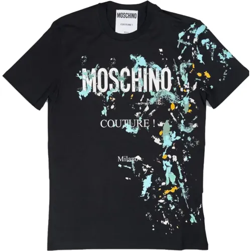 Stylish T-shirts for Men and Women , male, Sizes: S, XL, L - Moschino - Modalova