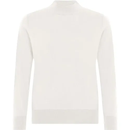 Baumwoll-Turtleneck-Bluse Lange Ärmel , Damen, Größe: L - Skovhuus - Modalova