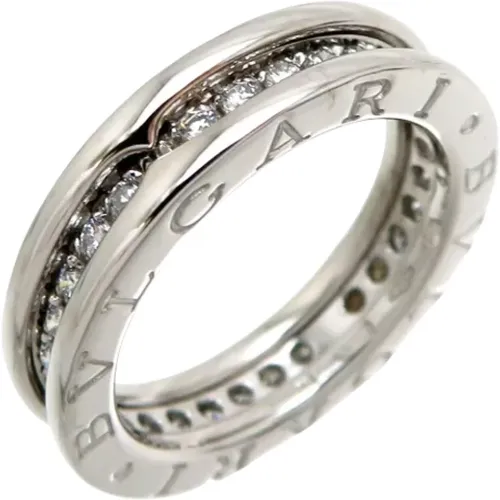 Pre-owned Silver rings , female, Sizes: ONE SIZE - Bvlgari Vintage - Modalova