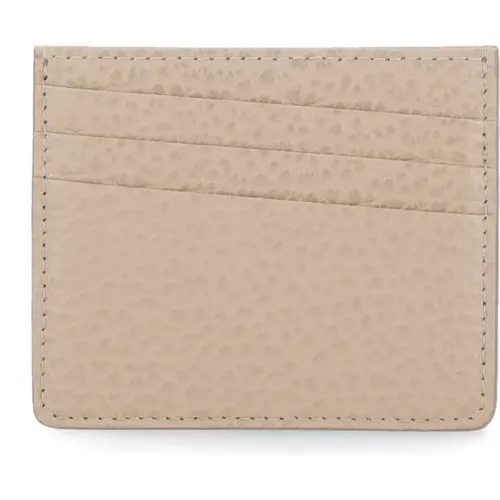 Leather Wallet with Four Stitches Logo , unisex, Sizes: ONE SIZE - Maison Margiela - Modalova