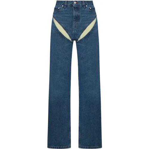 Cut Out Evergreen Jeans , Damen, Größe: W28 - Y/Project - Modalova