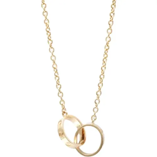 Pre-owned Rose Gold necklaces , female, Sizes: ONE SIZE - Cartier Vintage - Modalova