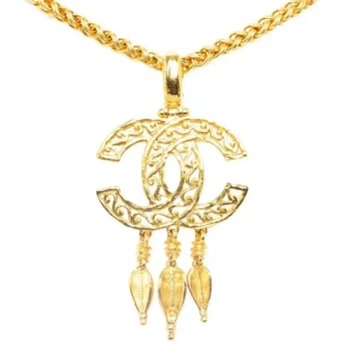 Pre-owned Metal chanel-jewelry , female, Sizes: ONE SIZE - Chanel Vintage - Modalova