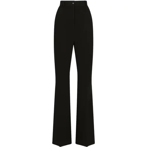 Trousers Stylish Design , female, Sizes: 2XS, S, XS - Dolce & Gabbana - Modalova