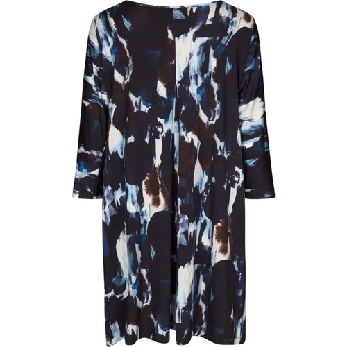 Relaxed Fit Tunic with Abstract Print , female, Sizes: XL - Masai - Modalova