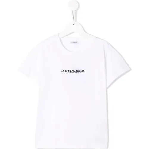 Kinder T-Shirt Weiß - Dolce & Gabbana - Modalova
