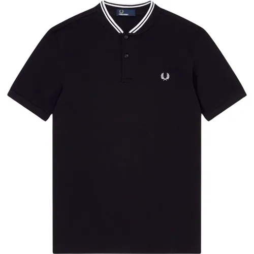 Bomber Style Cotton Polo Shirt , male, Sizes: S, XL, 2XL - Fred Perry - Modalova