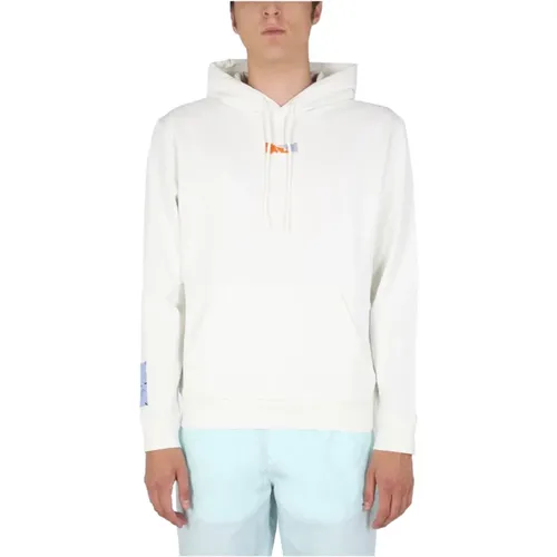 Kapuzenpullover mit gesticktem Logo - alexander mcqueen - Modalova