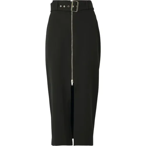 Zip Skirt with Belt , female, Sizes: XS, S, M, L - Liu Jo - Modalova