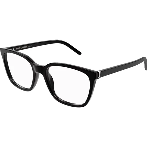 Schwarze Brillengestelle , unisex, Größe: 54 MM - Saint Laurent - Modalova