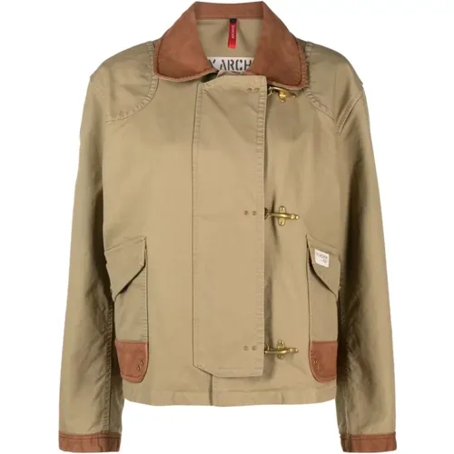 Beige Jacket , female, Sizes: S - Fay - Modalova