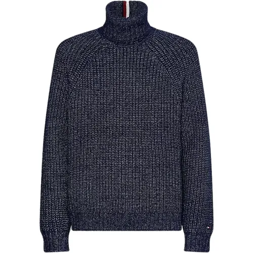 Herrenpullover mit hohem Kragen , Herren, Größe: S - Tommy Hilfiger - Modalova