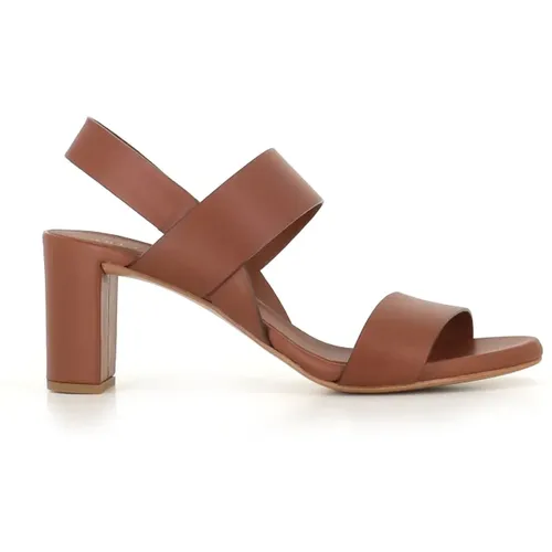 Leather Sandals , female, Sizes: 7 UK, 4 UK, 6 UK, 5 UK, 4 1/2 UK, 5 1/2 UK, 2 UK, 3 UK - DEL Carlo - Modalova