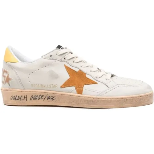 Weiße Ball Star Sneakers , Herren, Größe: 43 EU - Golden Goose - Modalova