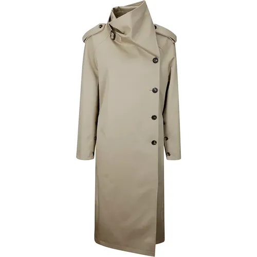 Oblique Trench Coat , female, Sizes: M - Courrèges - Modalova