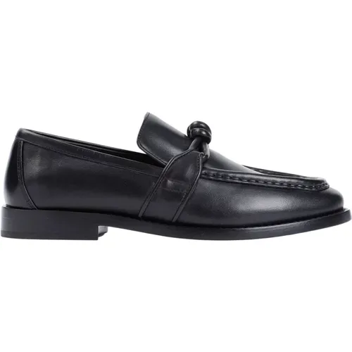 Schwarzer Astaire Loafer - Bottega Veneta - Modalova