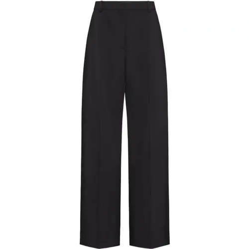 Wide Leg Wool Trousers , female, Sizes: XS - Valentino Garavani - Modalova