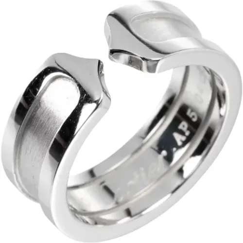 Pre-owned White Gold rings , female, Sizes: ONE SIZE - Cartier Vintage - Modalova