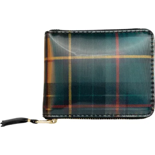 Lenticular Tartan Wallet , unisex, Sizes: ONE SIZE - Comme des Garçons - Modalova