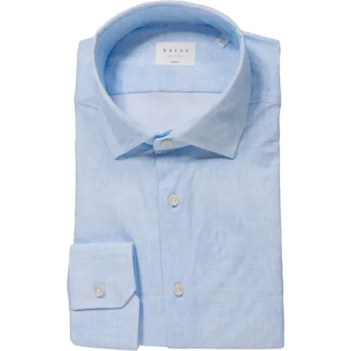 French Collar Casual Shirt , male, Sizes: M - Xacus - Modalova