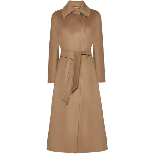 Belted Midi Coat , female, Sizes: S, L - Max Mara - Modalova