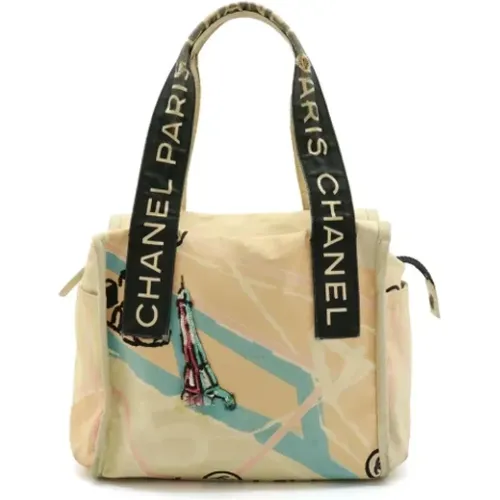 Pre-owned Canvas chanel-bags , female, Sizes: ONE SIZE - Chanel Vintage - Modalova