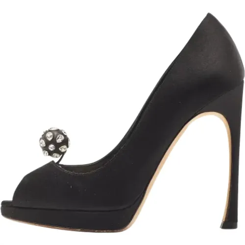 Pre-owned Satin heels , female, Sizes: 6 UK - Dior Vintage - Modalova
