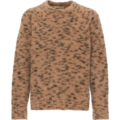 Patterned Roundneck Sweater , male, Sizes: 2XL, L - Laneus - Modalova