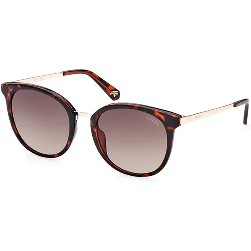 Stylish Sunglasses Gradient Havana Frame , unisex, Sizes: 53 MM - Guess - Modalova