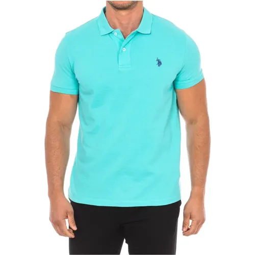 Polo-Shirt mit kurzen Ärmeln , Herren, Größe: XL - U.S. Polo Assn. - Modalova