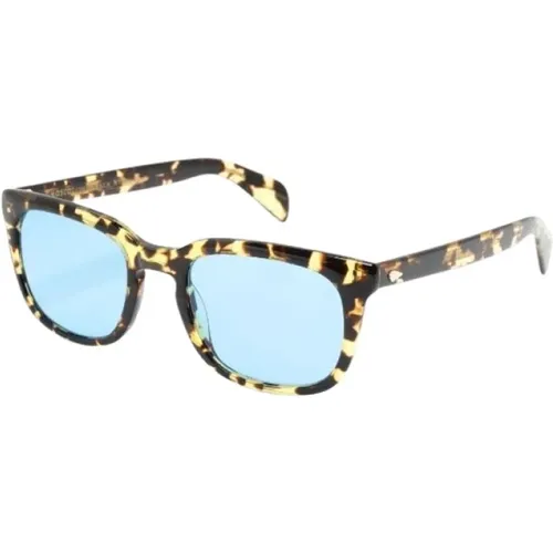 Tokyo Tortoise Blue Sunglasses , male, Sizes: 52 MM - Moscot - Modalova