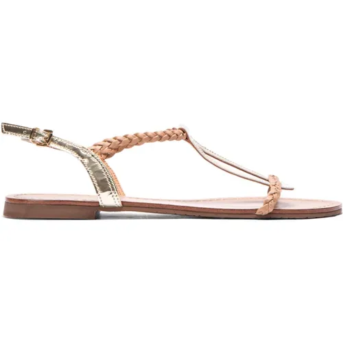 Damen goldene Sandalen , Damen, Größe: 40 EU - Kazar - Modalova