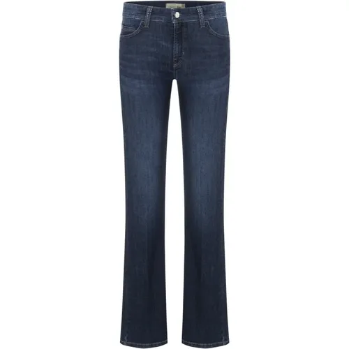 Dunkle Denim Flared Jeans , Damen, Größe: L - CAMBIO - Modalova