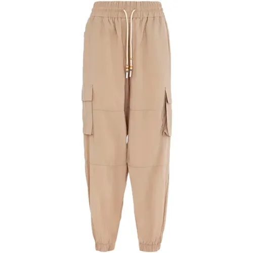 Olga Sand Pants , female, Sizes: M - Suns - Modalova