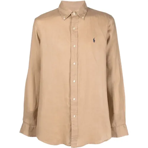 Linen shirt , male, Sizes: XL, 2XL, L - Ralph Lauren - Modalova